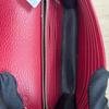 [Pre-Owned] Interlocking Double G Logo Litchi Grain Leather Shoulder Crossbody Bag - Excellent #DH1W9D