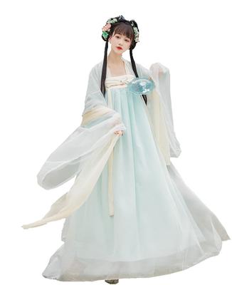 Hanfu Косплей Древний китайский Тан Длинная Татуировка Наклейка Включена [Yousaku Co., Ltd.] Костюм, Женский, Костюм, Хэллоуин, Сцена, Суд, Юбка,
