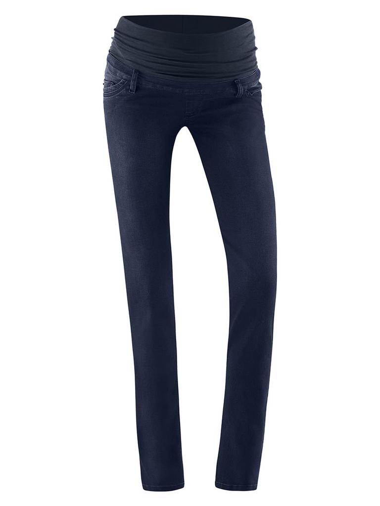 Damskie Spodnie Jeansowe Ciążowe Granatowe Bellybutton Maternity