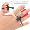 New Bow and Arrow Finger Guard Recursive Bow Mediterranean Single-layer Double-layer Three-finger Finger Guard Sports Fitness Shooting Protective Gear