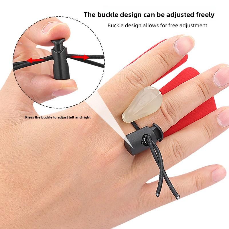 New Bow and Arrow Finger Guard Recursive Bow Mediterranean Single-layer Double-layer Three-finger Finger Guard Sports Fitness Shooting Protective Gear