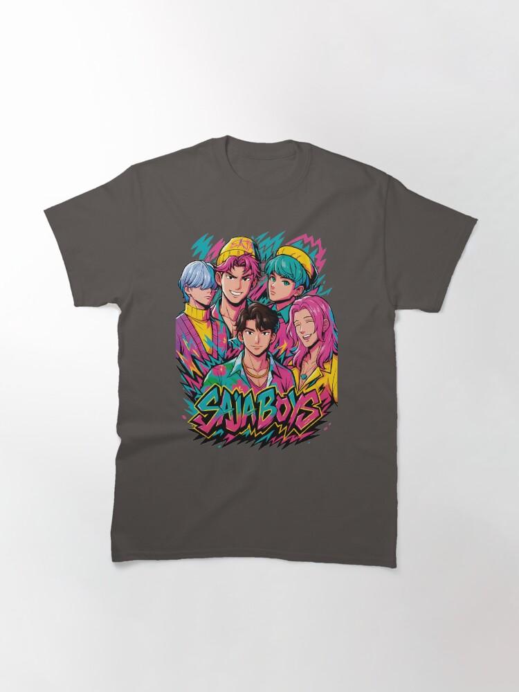 KPop Demon Hunters Art  Saja Boys  6 Classic TShirt 2026Summer Mens Womens Luxury Fashion Pure Cotton Tshirt Street Y2K