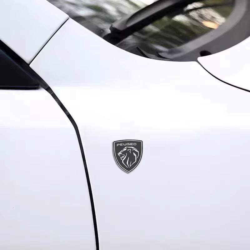 3D Металлические Значки Наклейки на Автомобиль для Peugeot Разных Моделей Багажник Кузов Окно Бок Аксессуары Совместимые с 408 308 3008 Rifter