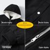 JEANSWEST Men's Winter Plush Thickened Warm Loose Casual Jacket