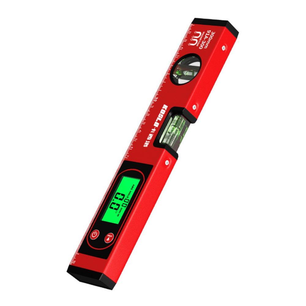 LED Display Digital Protractor 0-90° Range Electronic Inclinometer Horizontal Vertical Testing