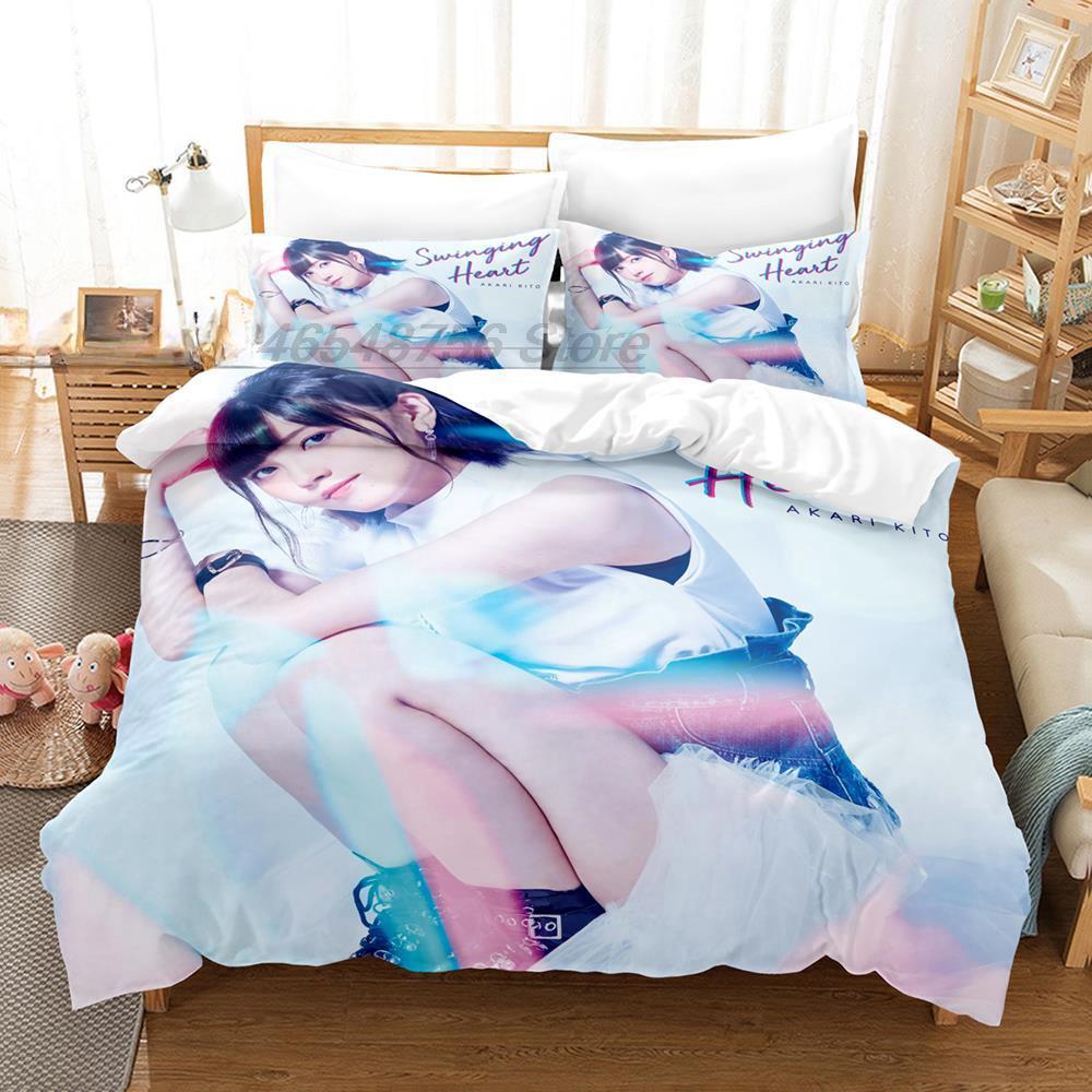 Новый Постельный Комплект Blend S Односпальный Полуторный Двуспальный Кингсайз Комплект для Кровати Взрослый Детский Спальня Комплекты Пододеяльника 3D Принт Аниме Кавайные Девочки