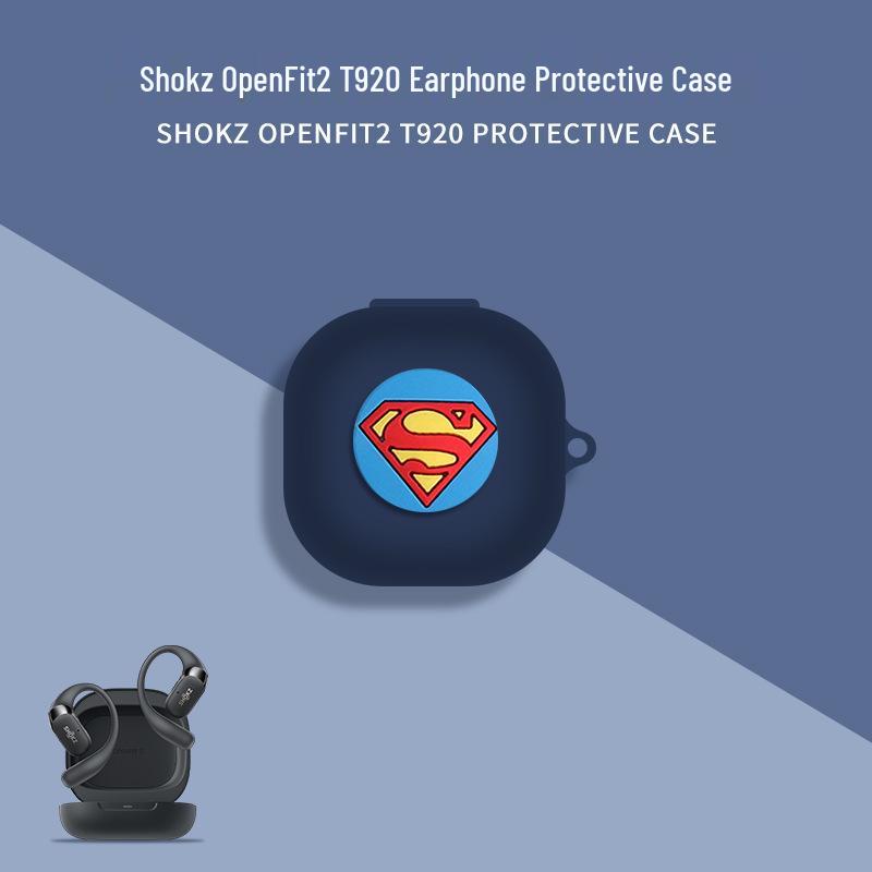 Shokz T920 Protective Case with Comfort Ring for OpenFit2 and Air Open-Ear Earbuds