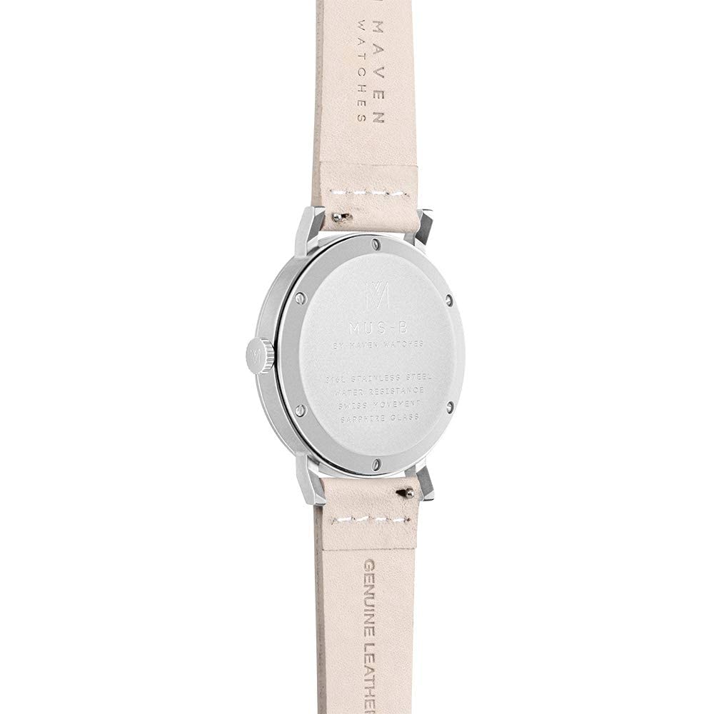 Часы Maven 40 мм СЕРИЯ THE URBAN SCOUT Минималистичные модные часы НАТУРАЛЬНЫЕ [Официальный магазин] (МУС-01 40ММ)
