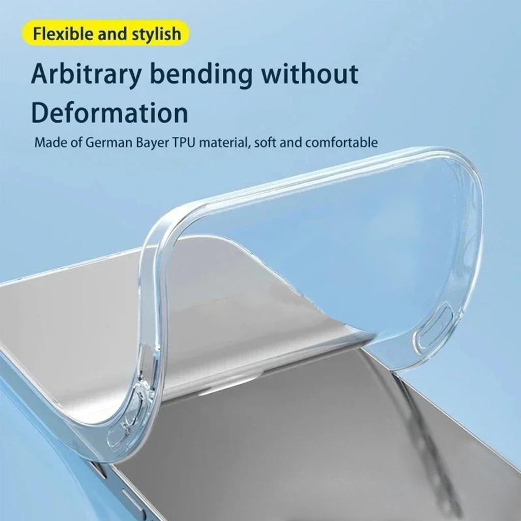 For Samsung Galaxy S25 Clear Case KALEBOL 1.5mm Thickened TPU Shockproof Phone Cover