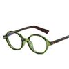Japanese Retro Round Tortoise Shell Glasses Frame - Small Literary Style for Women