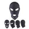 Black Hood Mask Stretchy  Head  Fetish Kink Restraints Hoods