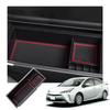 RUIYA Toyota Prius 50 Series Console Box, Prius 50 Series Center Console Tray, Car Storage Box, Prius 50 Series Storage Console Tray