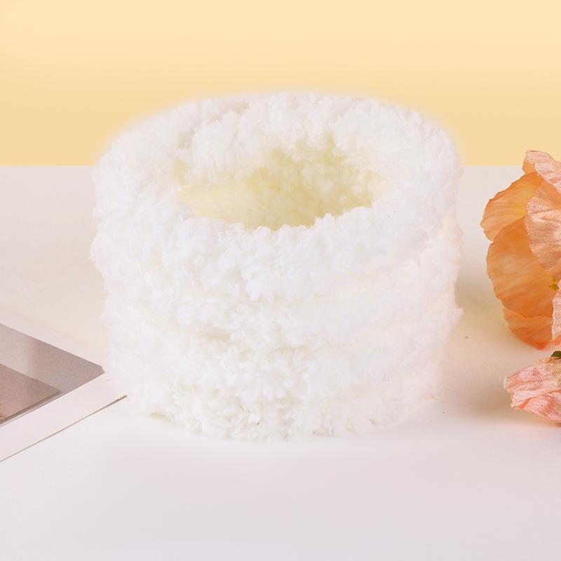 1.5cmx105cm Woven Plush Thread with Iron Thread Wool Ultra Dense Wool Root Twisting Stick