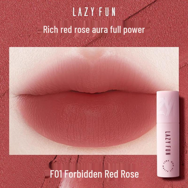 LAZY FUN Матовый мусс для губ Air Velvet - Отбеливающий блеск и крем для вечеринок
