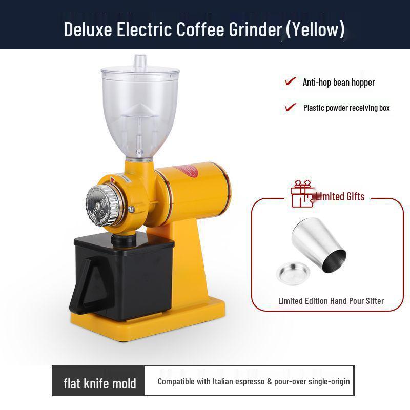 Electric Coffee Bean and Powder Grinder for Household Drip Brewing