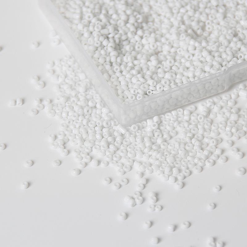 Прочные стеклянные бусины 2 мм различных однотонных цветов для изготовления украшений своими руками