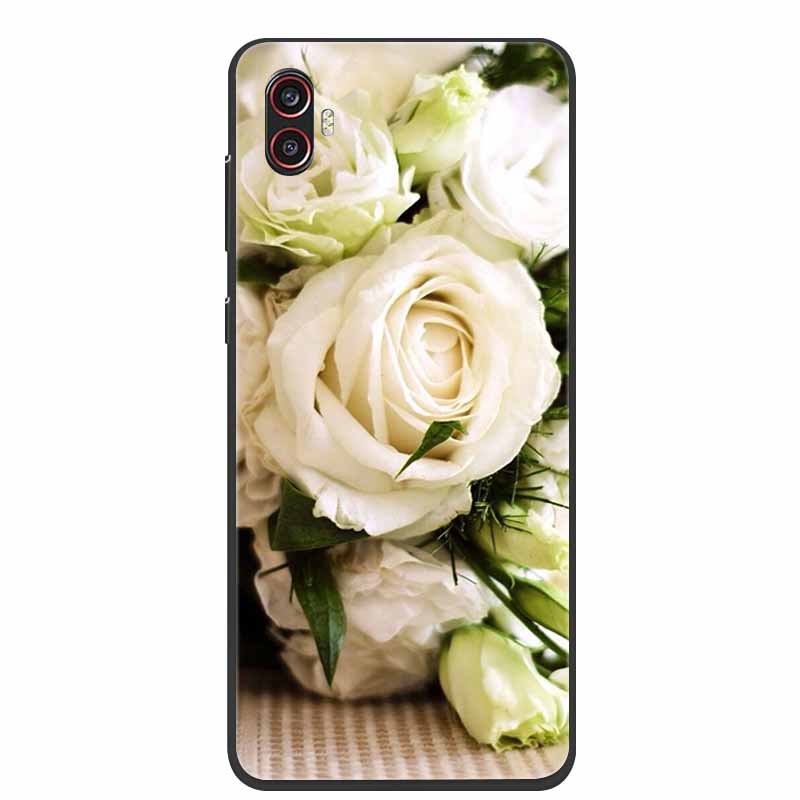 Flower Case For Samsung Galaxy Xcover6 Pro TPU Soft Silicone Back Cover For Samsung Galaxy Xcover Pro 2 Shell Xcover 6 Pro Funda