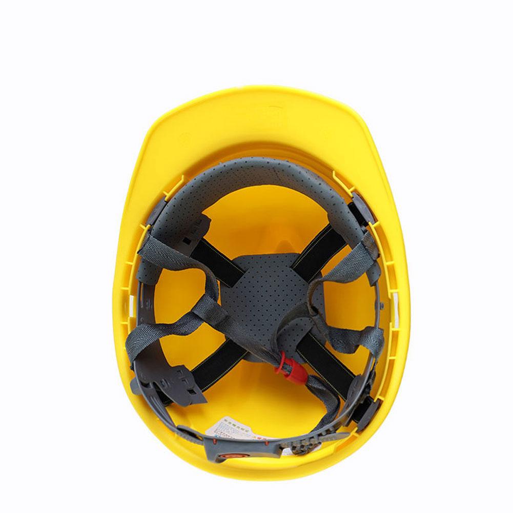 Строительная защитная каска, АБС утолщенная конструкция против скатывания, регулируемый однотонный цвет, решает проблему недостаточной защиты головы