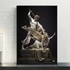 Персей с головой Медузы Скульптура Искусство Холст Картина Скандинавская мифология Рисунок Настенный Плакат Печатает Комнату Домашние Фотографии Декор