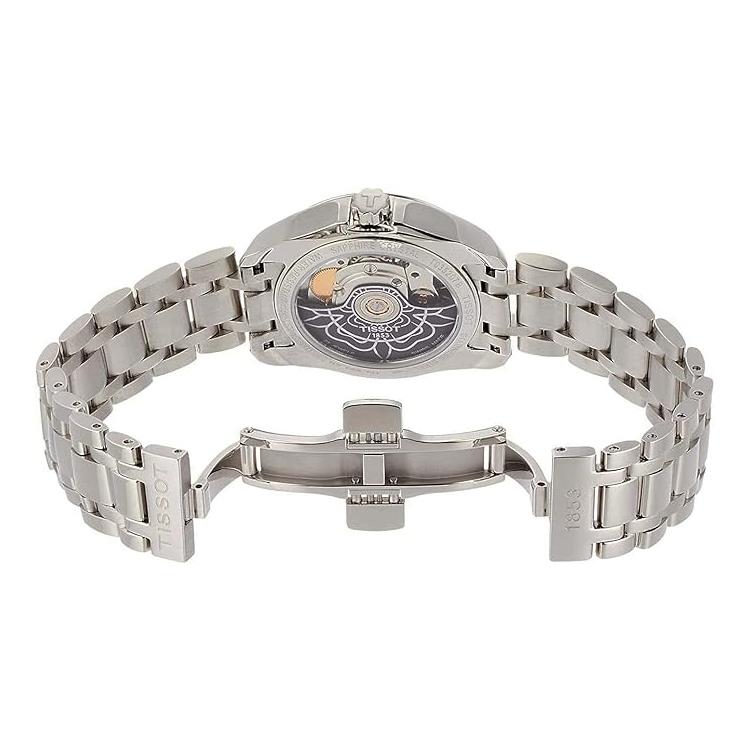 Tissot Kutu Collection Автоматический Механический Механизм Водонепроницаемость 100 м Женские Часы 32 мм Серебристый Циферблат T035.207.11.031.00