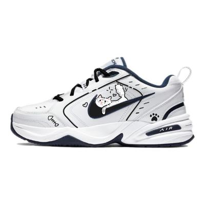 Air Monarch 4 Лежащие Плоско Котята Нескользящие, Износостойкие, Увеличивающие Рост Низкие Кроссовки на Толстой Подошве 415445-102(Команда502-)