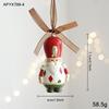 Pegasus Oil Painting Pendant Santa Claus Christmas Resin Pendant Xmas Treen Decor  Tree Decoration