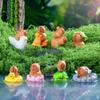 Take Bath Simulation Capibara Model Swimming Capybara Animals Figures  Children