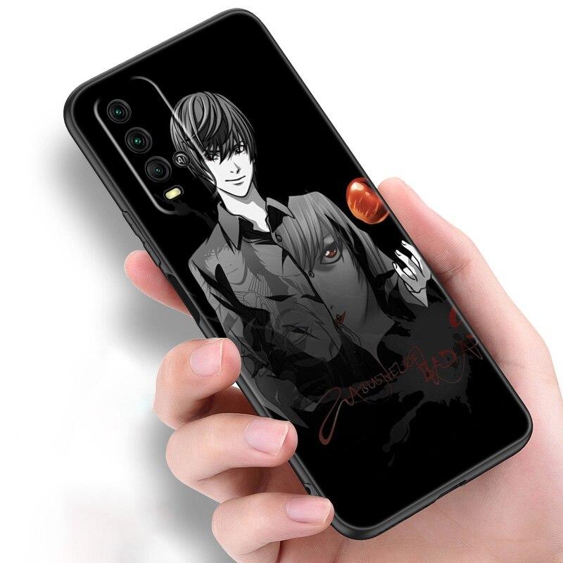 Силиконовый чехол для телефона с аниме Манга Death Note Ryuk для Xiaomi Redmi Note 11 10 9 8 Pro 11T 10T 10S 9S 8T 9 9A 9C 9T, черный чехол