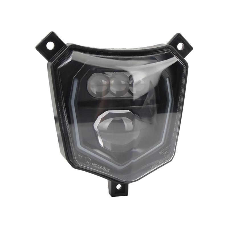A16P-Motorcycle LED Headlights For Honda For CRF 125 250 450L 450RL CR XR High Low Light DRL Enduro Dirt Bike Accessories