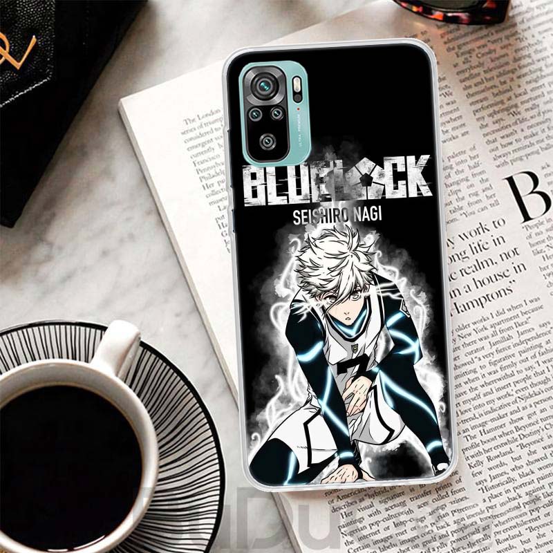 Чехол Blue Lock Наги Сэйсиро для Xiaomi Redmi Note 14 13 12S 12 11 Pro Plus Чехол для телефона 11S 10S 10 11E 11T + 9S 9 Печать Coque
