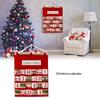 Christmas Decorations Innovative Printed Multi-layer Candy Storage Bag Countdown Calendar