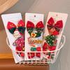 5Pcs Christmas Children's Hairpin Bangs Side Clip Girls Hairpin Little Girl Headdress Cute Hair Accessories Clip Does