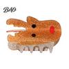 Elk Hair Clips for Women Claw Clip Women, Cute Christmas Patterns Non-Slip Strong Hold Stocking Stuffers Shark Clip, Lightweight Decorative Barrettes
