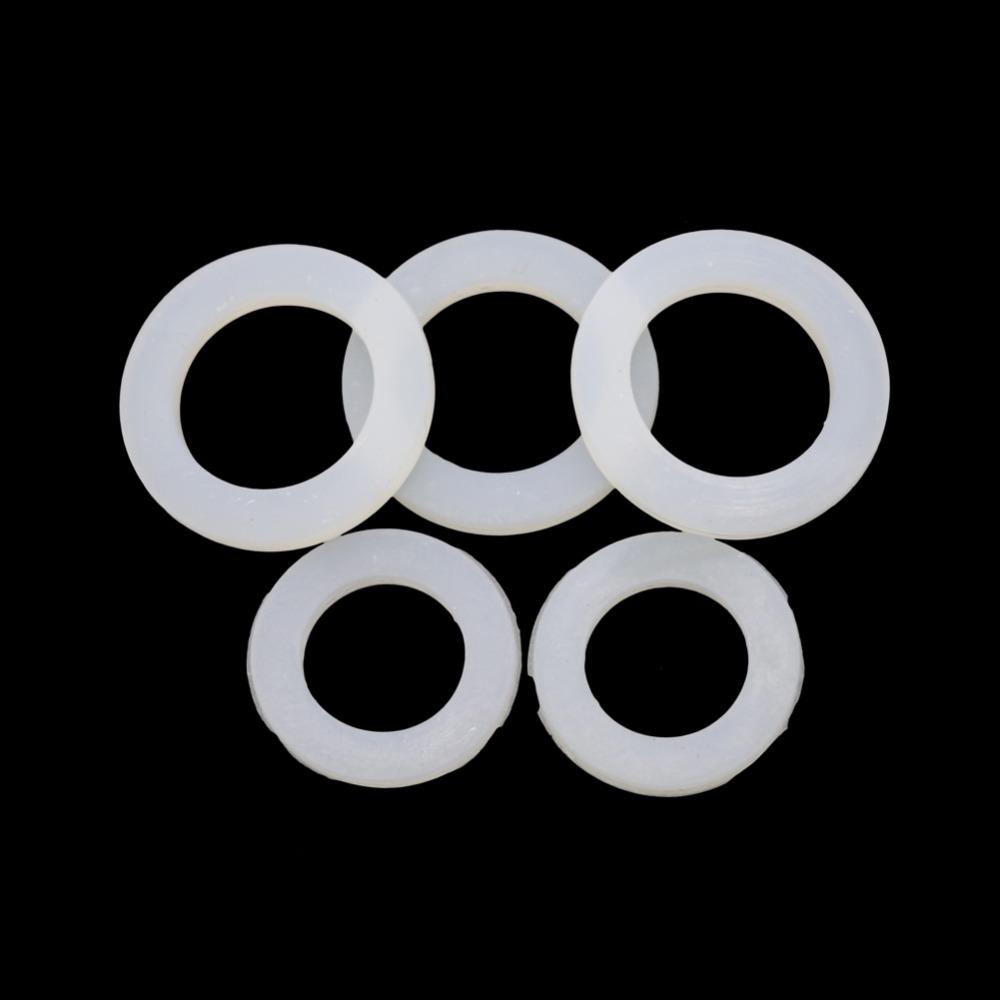 10 Pcs 1/2" 3/4" 1" Silicone Gaskets Garden Water Connectors Seal Rings Garden Hose Faucet O-Ring Leakproof Sealing Rings