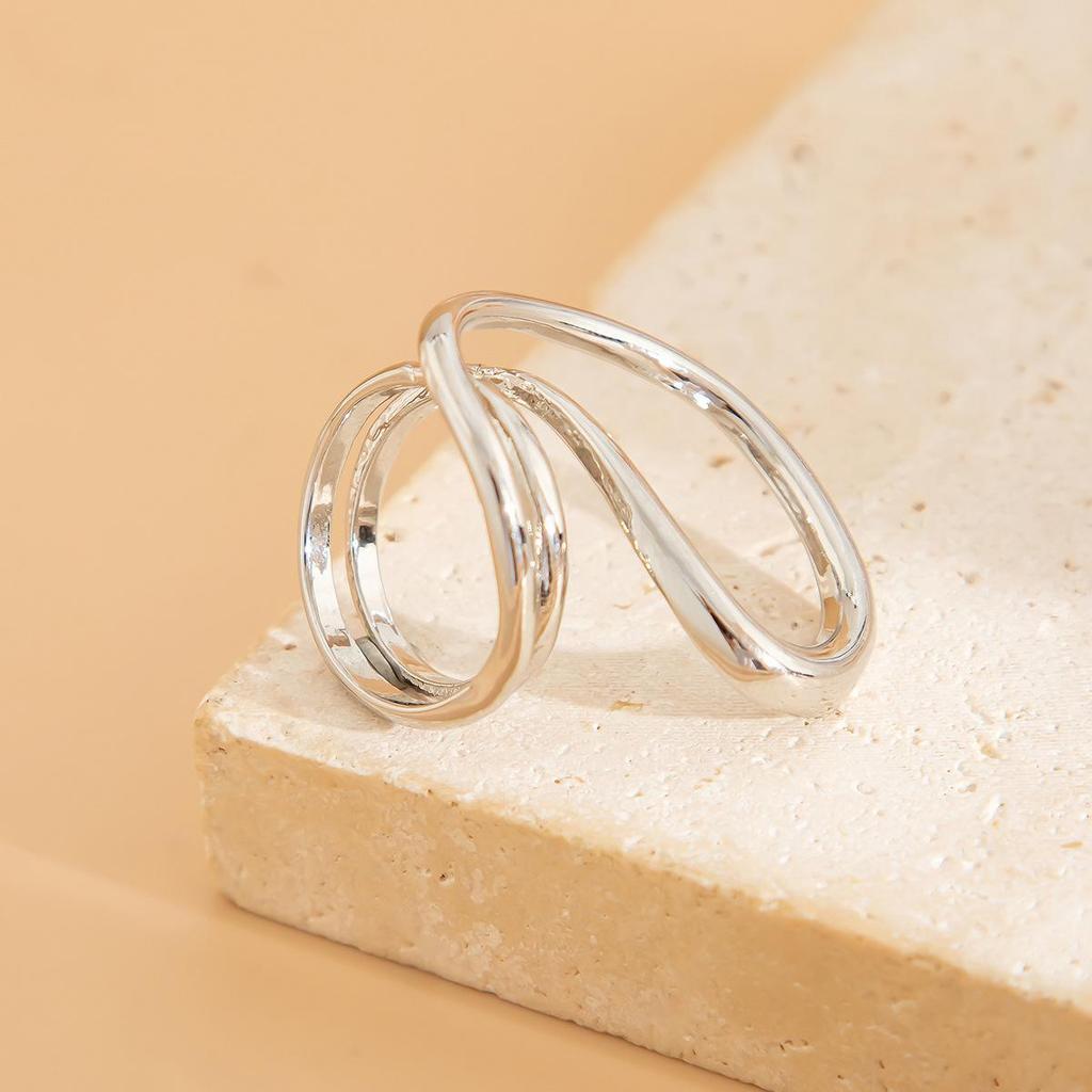 Набор браслетов из сплава в европейском и американском стиле с отверстием в виде капли воды