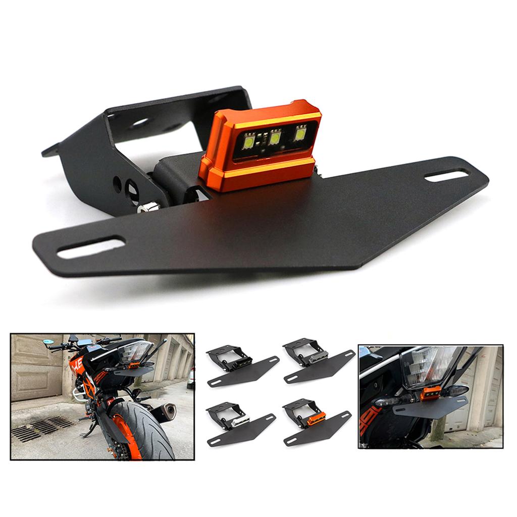 Motorcycle Rear License Plate Bracket for KTM-DUKE 125 250 390 200 2013-2019 Aluminum Motorbike Tail Frame Holder Mount