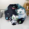 1pc Toothless1 Umbrella, Sun Protection, And UV Shielding. It Has Eight Sturdy Ribs for Outdoor Use And Perfect Gift