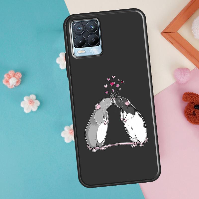 Чехол Мышь Крыса Для OnePlus 11 10 Pro 10T Nord CE 2 Lite Realme C55 C35 C33 C31 C30 C21Y GT Neo 5 3 2T