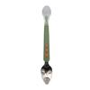 Baby Tableware Fruit Puree Spoon Silicone Fruit Scraper Spoon Portable Feeding Spoon