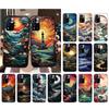 Beautifull Landscape Moon Wave Art Phone Case For Xiaomi Redmi Note 13 12 Pro 11S 11 10 Pro 10S 12S Redmi 10 9C 13C