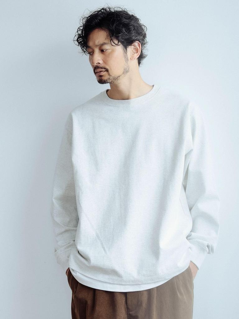 B:MING LIFE STORE by BEAMS Men's RelaxFit Long Sleeve Tee (H/W) In Black (Size M, 92140229147)