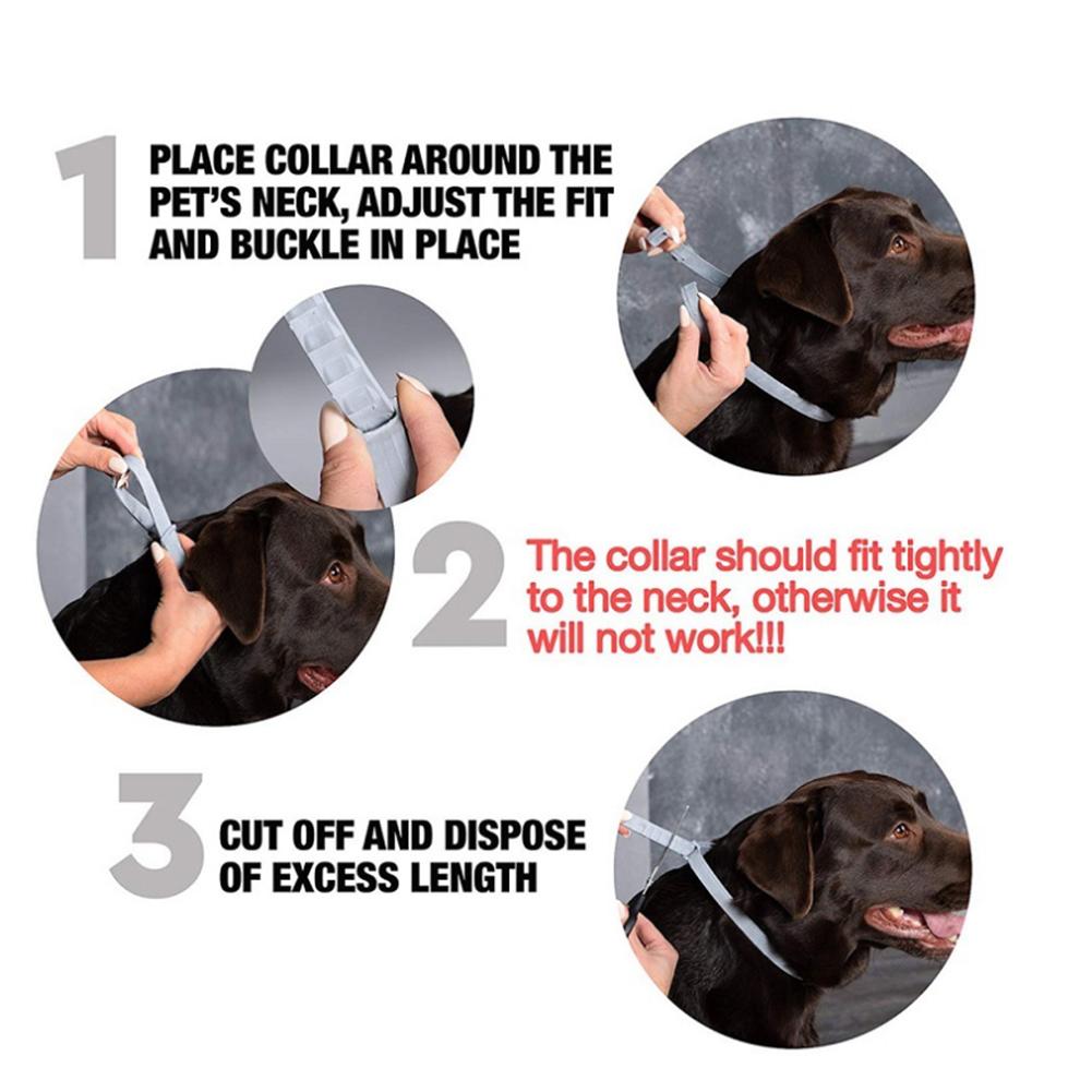 Выдвижной противопаразитарный ошейник для собак от блох и клещей