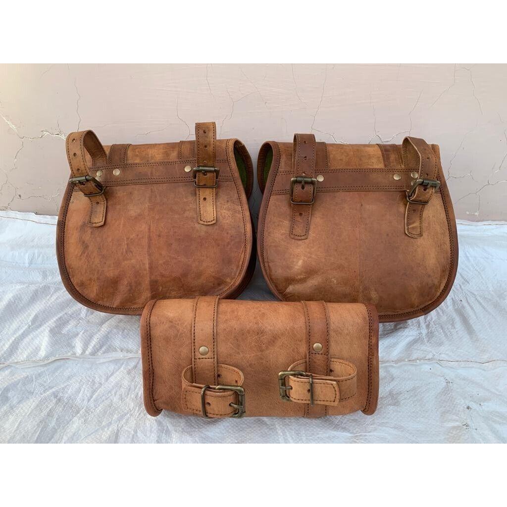 Кожаные мотоциклетные сумки Combo 3 седельной сумки для Sportster 3 Bags Combo