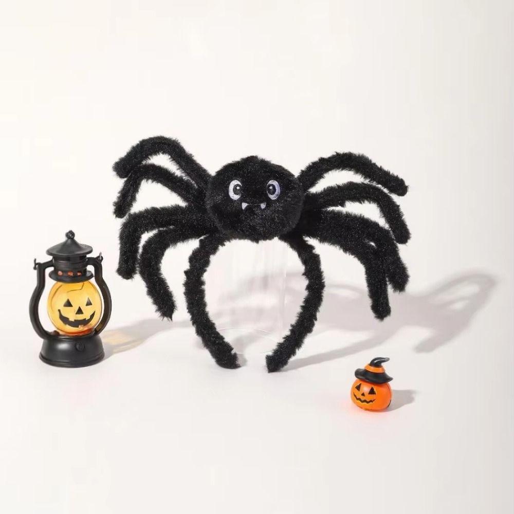 Cute Halloween Funny Headwear Plush Bat Headband Halloween Hair Hoop Dance Party Props