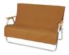 Bench Cover Bench Cover Flame Retardant Fabric with Back Pocket Brown Duck FIRE PROOF UP-2684