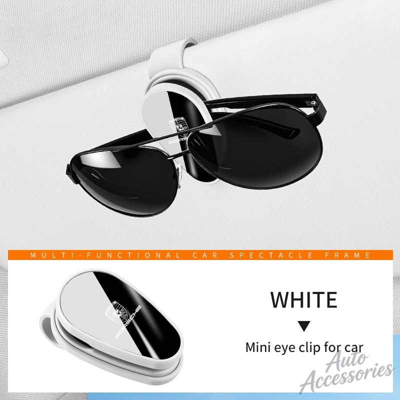 Car Styling Visor Glasses Storage Sunshade Fastener Clip Car Accessories For Porsche 911 718 Cayenne Cayman Macan Taycan BoxsterGB4 