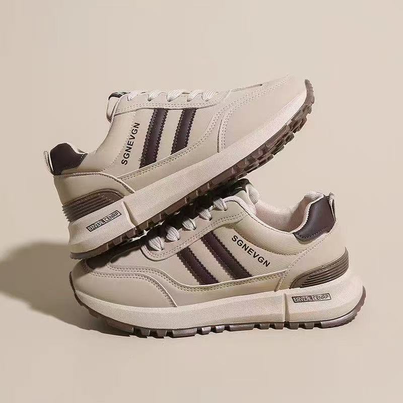 Женские Спортивные Повседневные Ретро Кроссовки Премиум Качества Толстая Подошва Дышащая Обувь Классическая Атлетическая Обувь для Бега