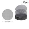 50 шт. сетчатая прокладка для отверстий в горшках, круглая сетка для дренажных отверстий для дна горшка, предотвращает потерю почвы, инструменты для садоводства и озеленения цветочных растений бонсай