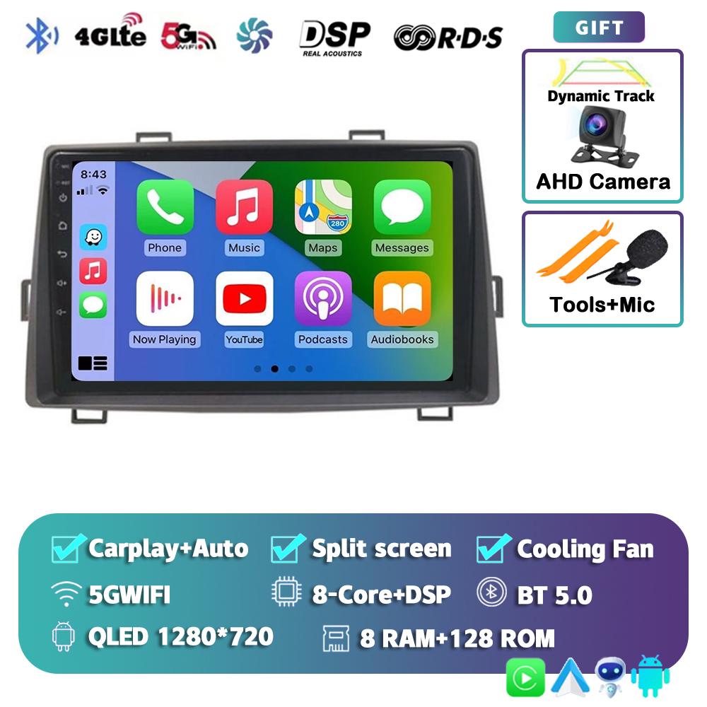 Android 14 Автомобильное радио для Toyota Noah Voxy 2007 2010 2011 2012 2013 Автомобильное радио Navi Мультимедийный плеер Стерео GPS Carplay Нет 2din