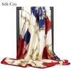 High-quality Luxurious Silk Scarves Headband Scarfs Neck Scarf For Women Chain Silk Scarf Women's Decorative Shawl